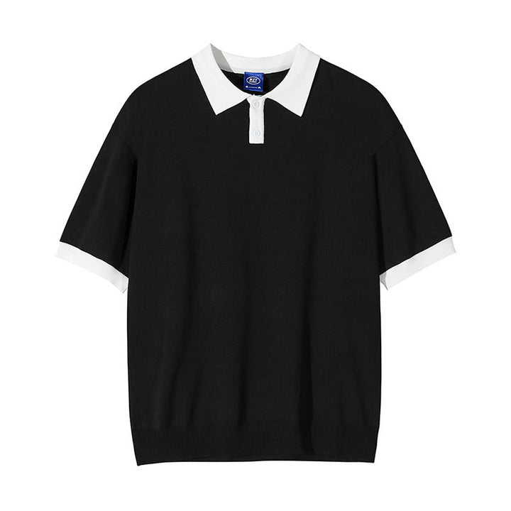 AnaJosé™ Polo de manga ancha para hombre
