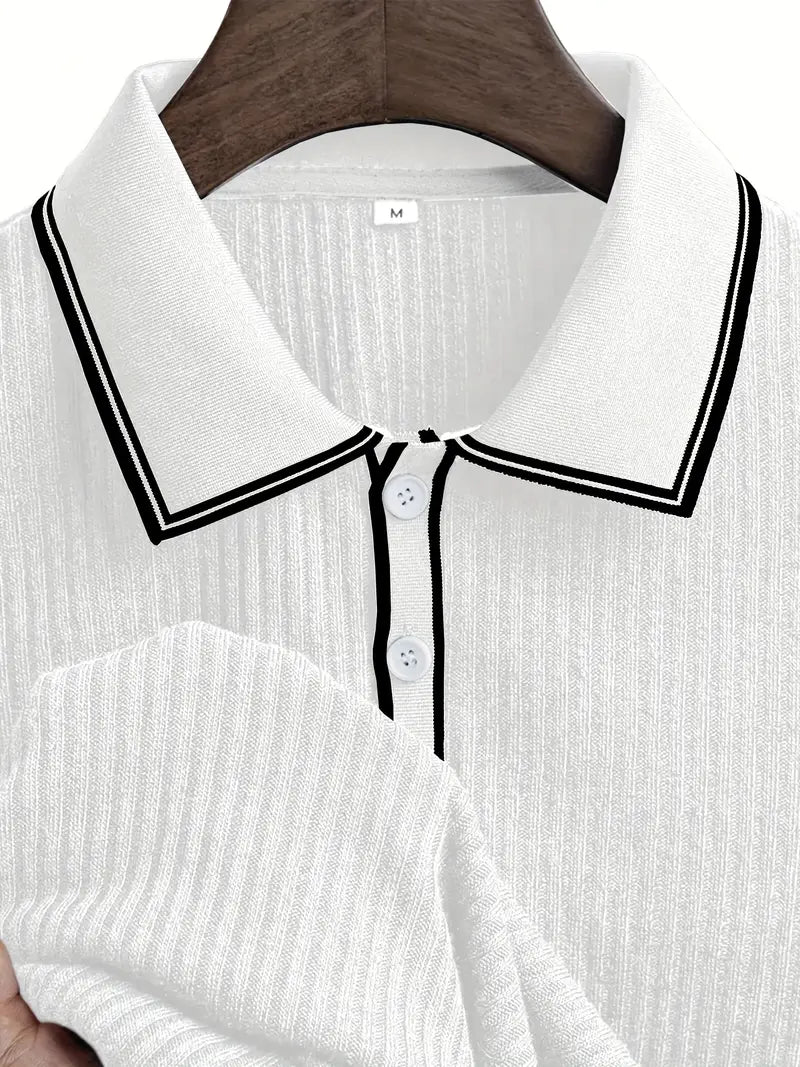 AnaJosé™ — Polo elegante de manga corta