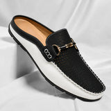 Ana&José™ | Mocasín Destalonado de Piel para Hombre - Transpirable