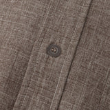 AnaJosé™ — Camisa lisa de algodón con botones