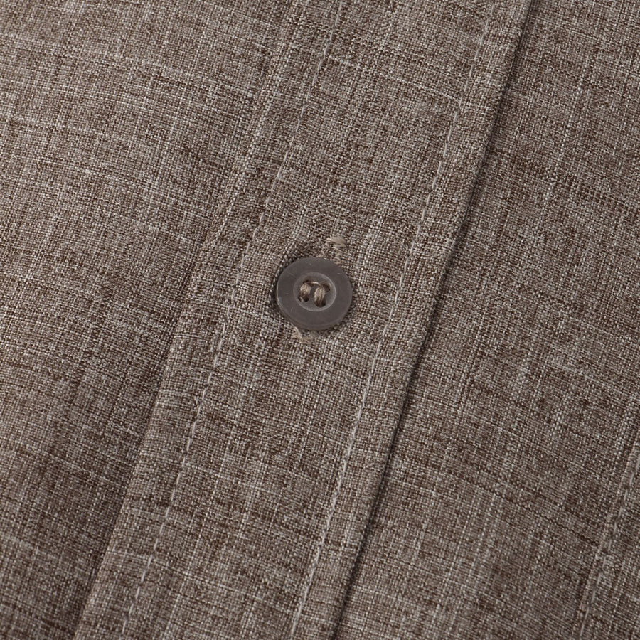 AnaJosé™ — Camisa lisa de algodón con botones