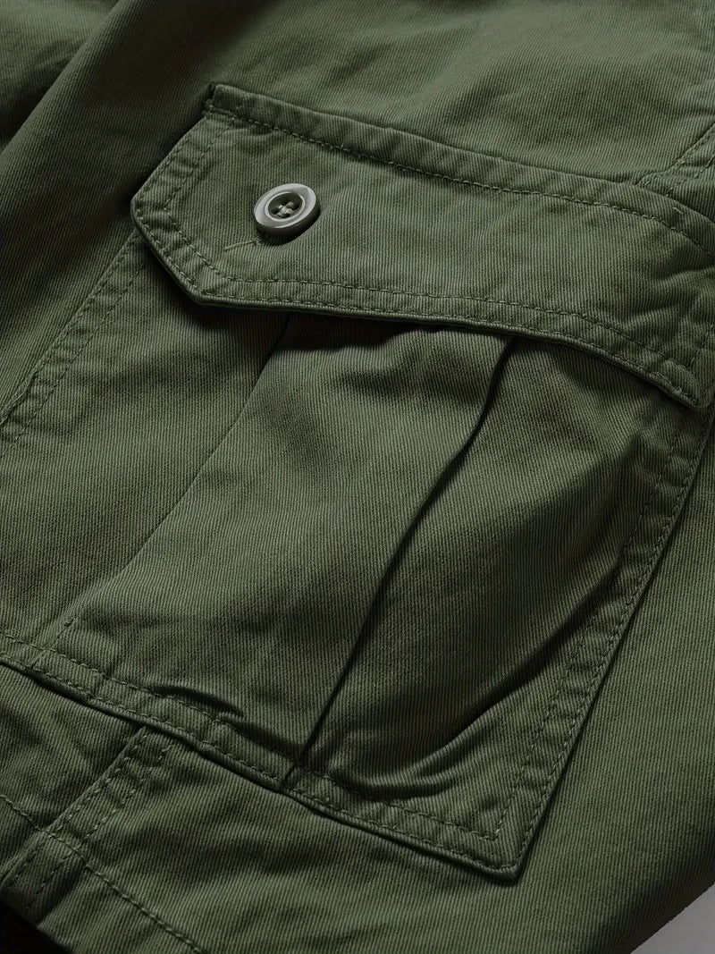 Mauro - Pantalones Cortos Elegantes con Múltiples Bolsillos
