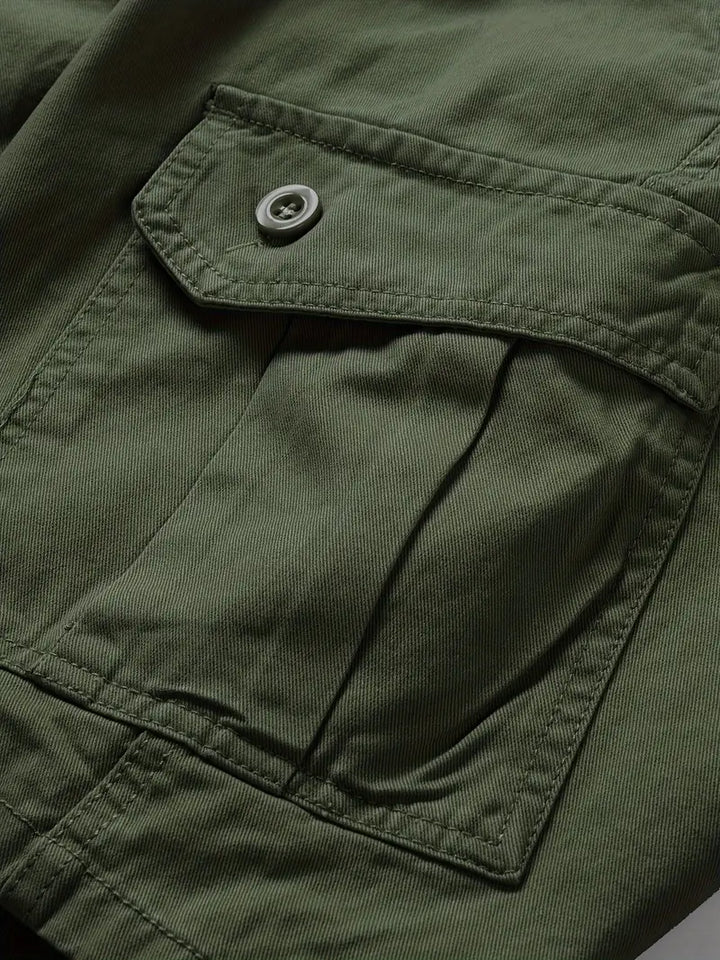 Mauro - Pantalones Cortos Elegantes con Múltiples Bolsillos