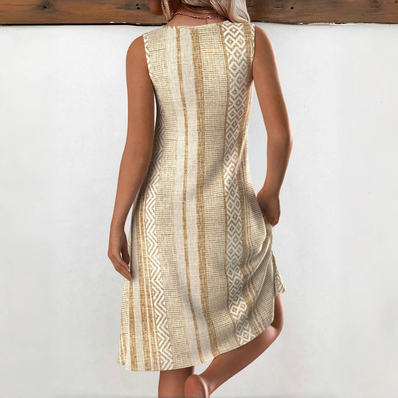 Ana&José | VESTIDO ESTAMPADO DE ESTILO ANTIGUO PARA MUJER