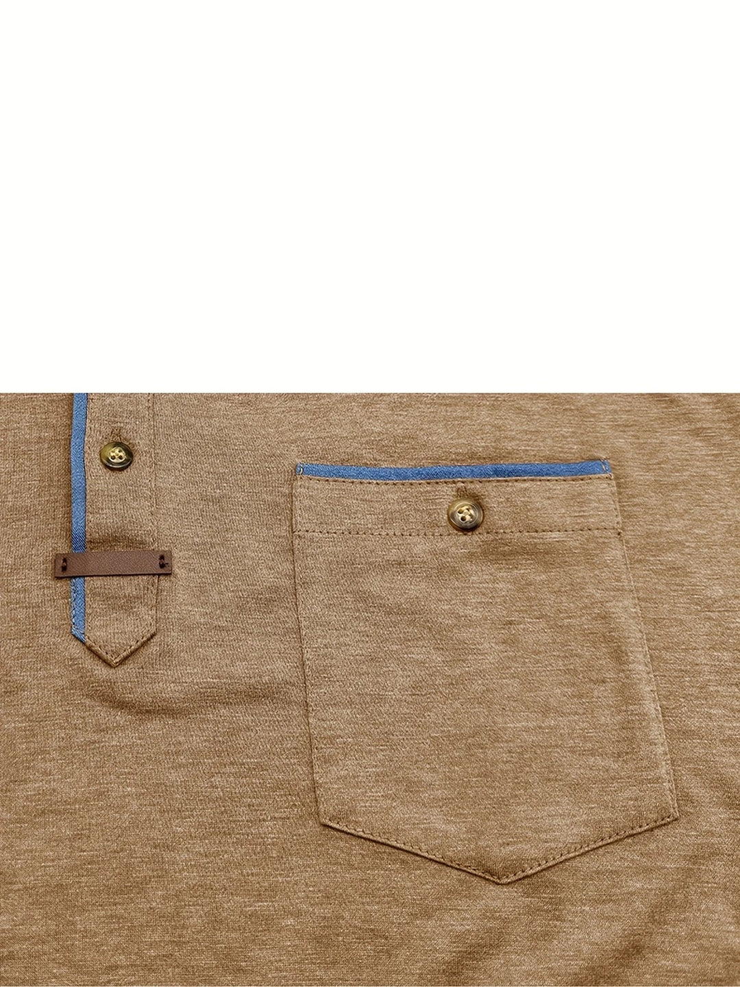 AnaJosé™ — Camiseta elegante de cuello redondo con bolsillo
