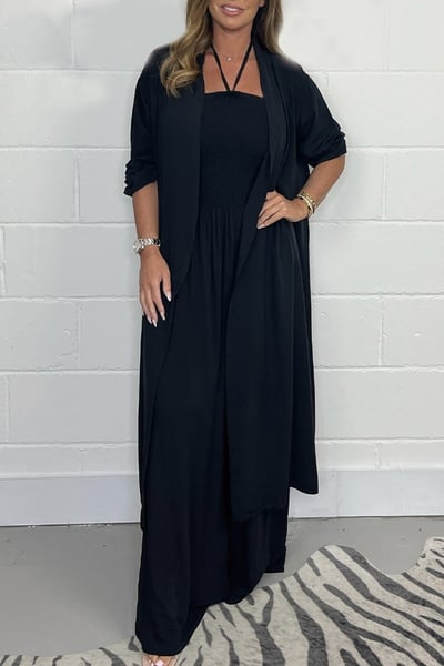 Look completo: Mono elegante + Kimono ligero GRATIS