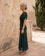 Ana&José™ | Vestido maxi elegante para fiesta con escote en corazón