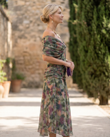 Ana&José™ | Vestido maxi elegante para fiesta con escote en corazón