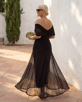 Ana&José™ | Vestido maxi elegante para fiesta con escote en corazón