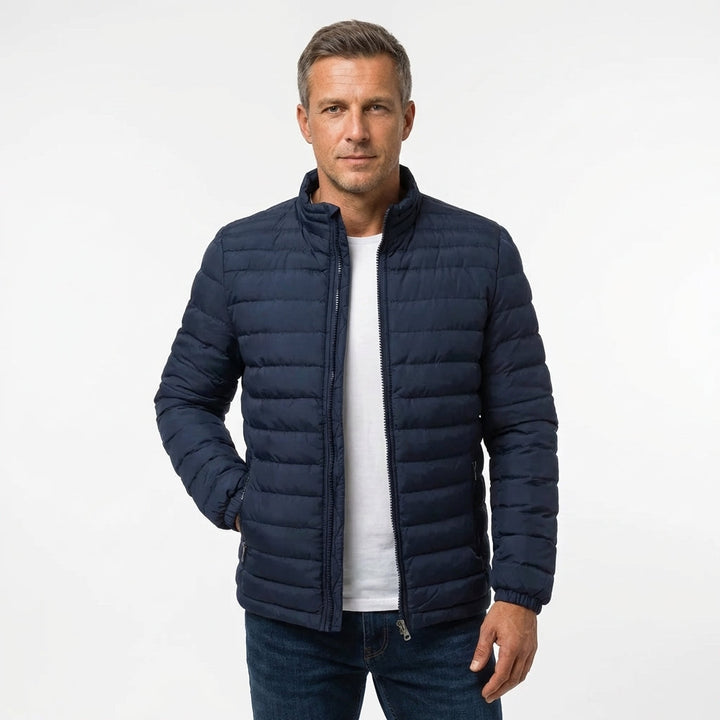 LAURENT MONACO | CHAQUETA PUFFER QUILTADA ESTILO URBANO PARA HOMBRES