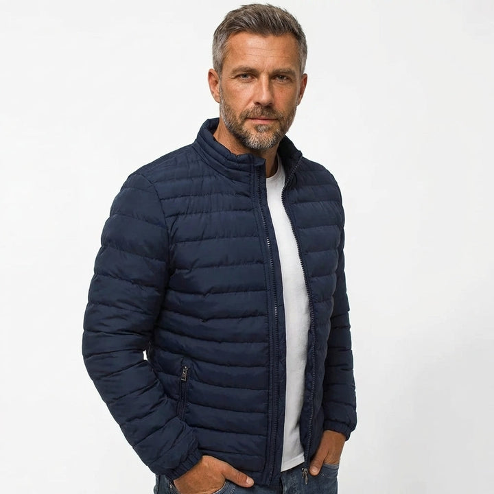LAURENT MONACO | CHAQUETA PUFFER QUILTADA ESTILO URBANO PARA HOMBRES