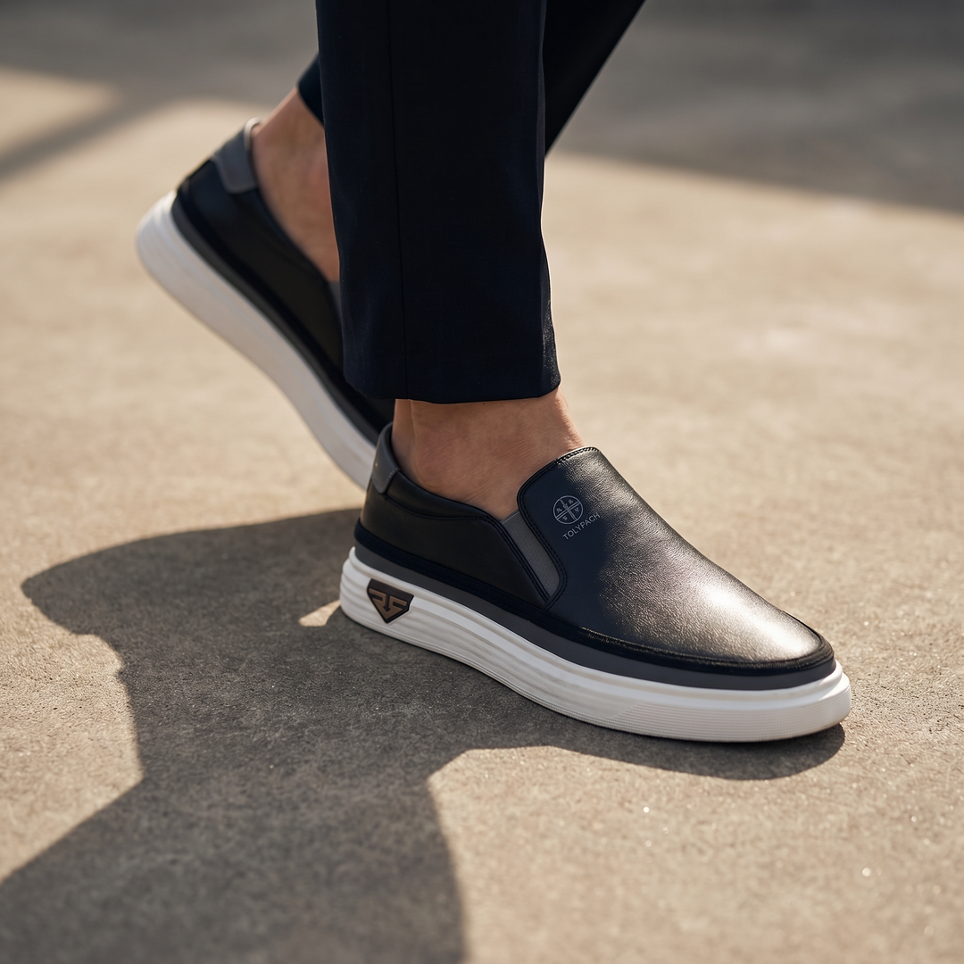 TORINO – Zapatilla Hombre Slip-On de Cuero