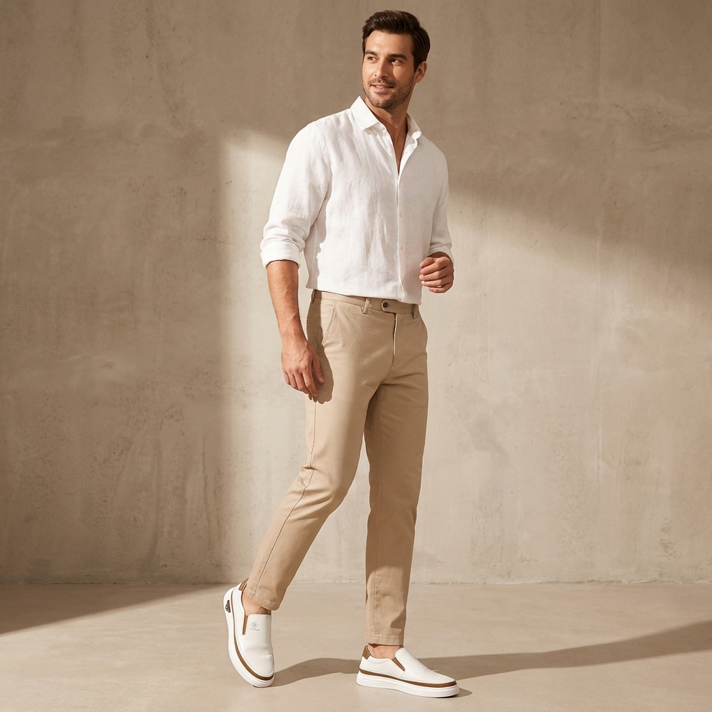 TORINO – Zapatilla Hombre Slip-On de Cuero