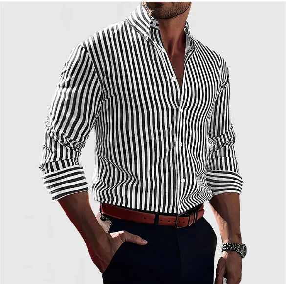 Ana&José | Camisa Confidence a rayas