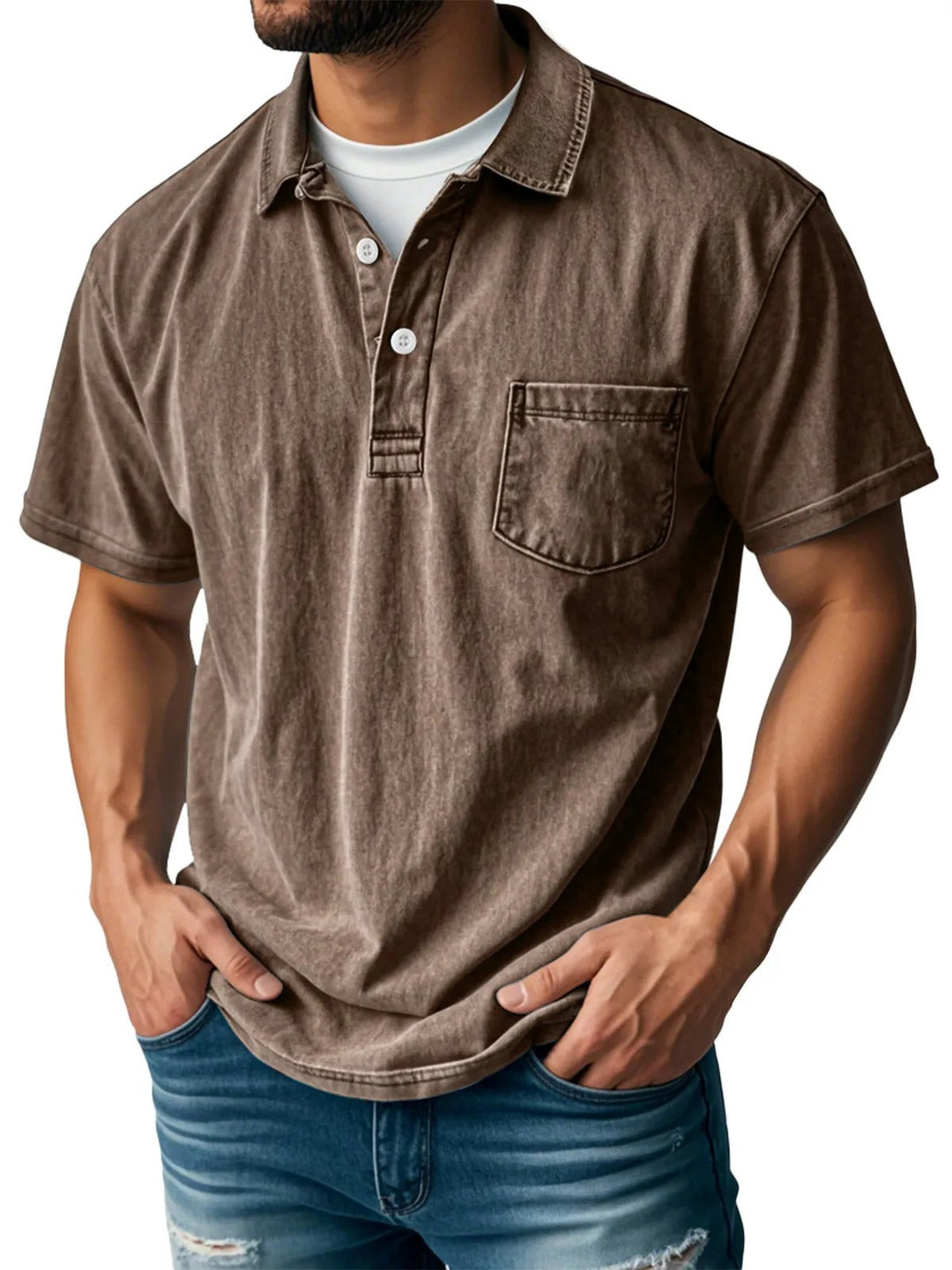 Donald | Camisa Polo de Manga Corta Estilosa