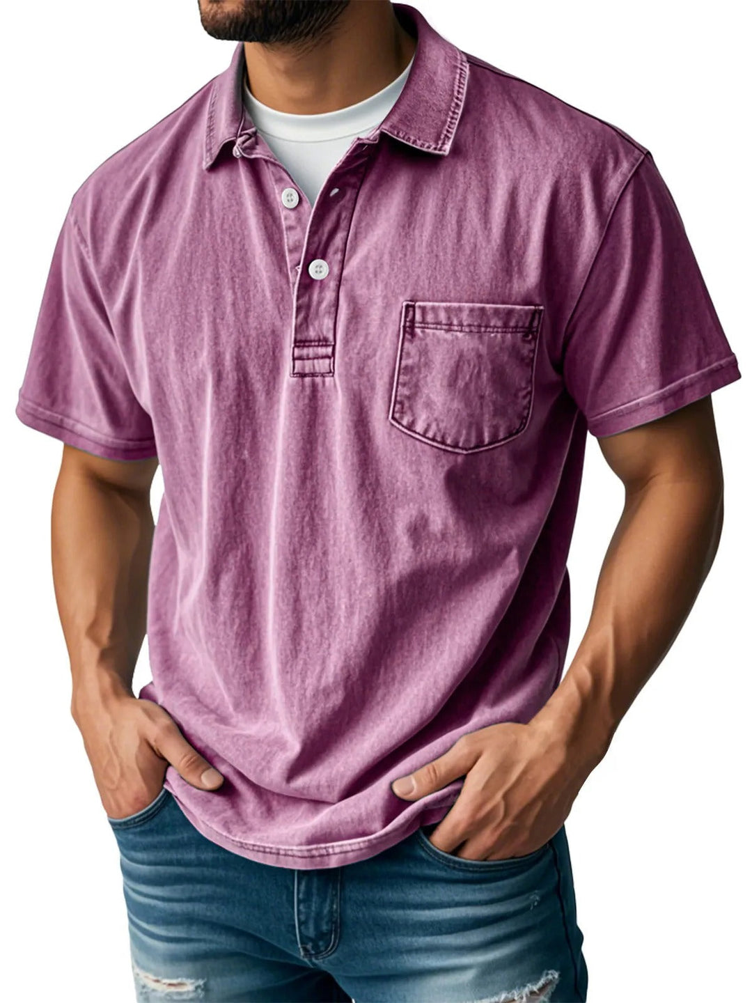 Donald | Camisa Polo de Manga Corta Estilosa