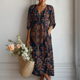 Ana&José | VESTIDO ESTAMPADO BOHO PARA MUJER