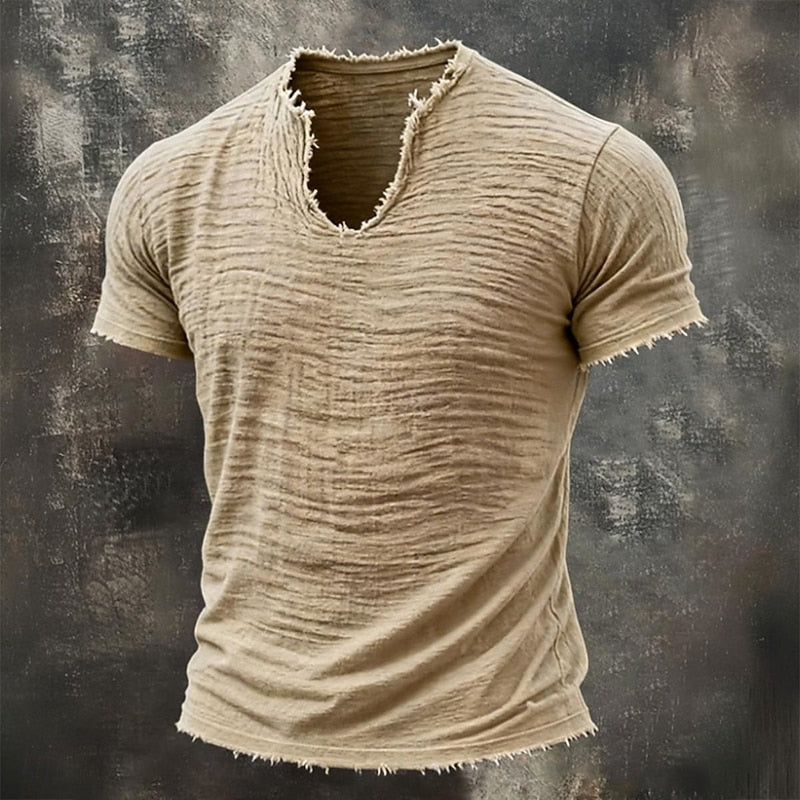 Ana&José™ | Camiseta vintage con cuello en V