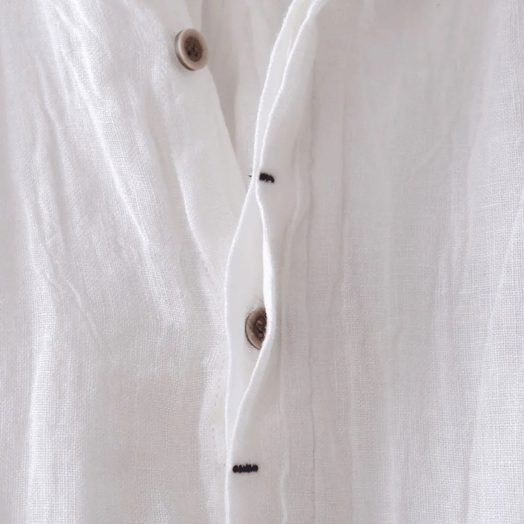 AnaJosé™ — Camisa de manga corta con botones, estilo elegante