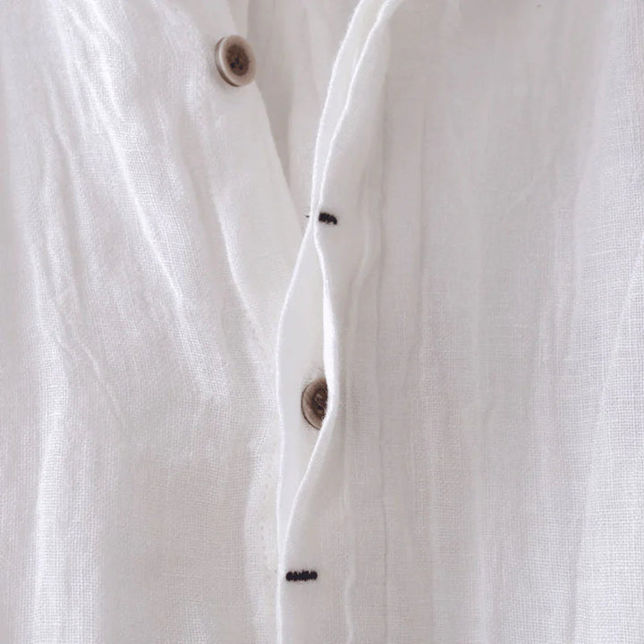 AnaJosé™ — Camisa de manga corta con botones, estilo elegante