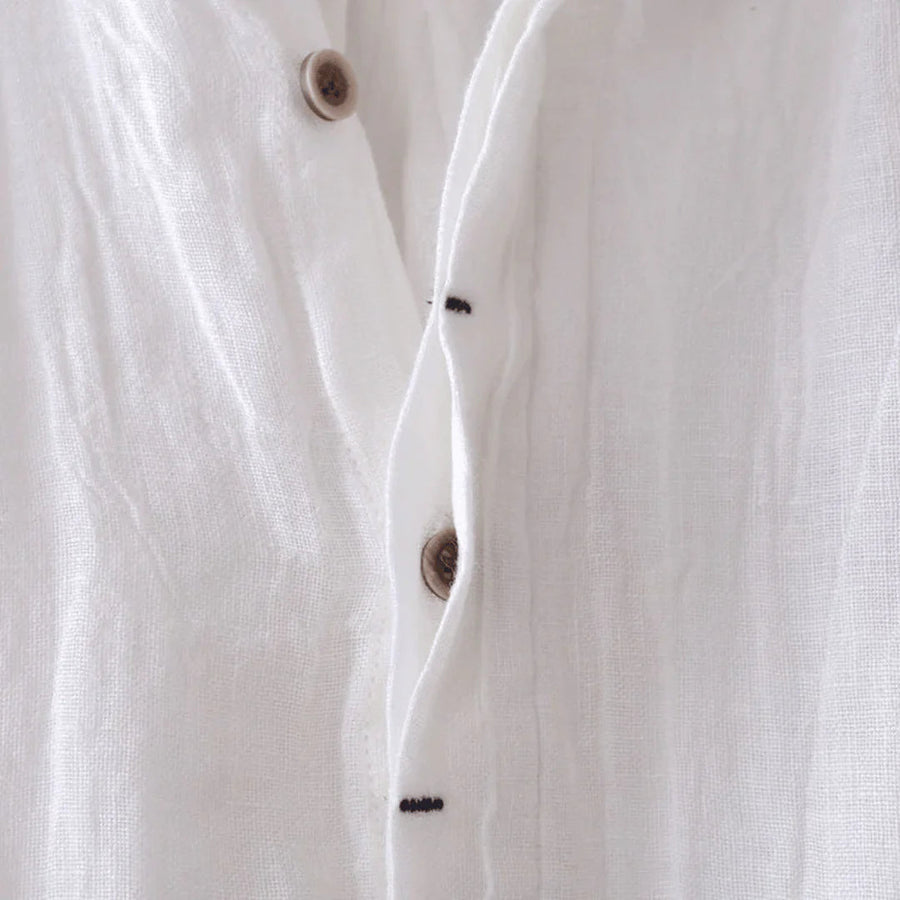 AnaJosé™ — Camisa de manga corta con botones, estilo elegante