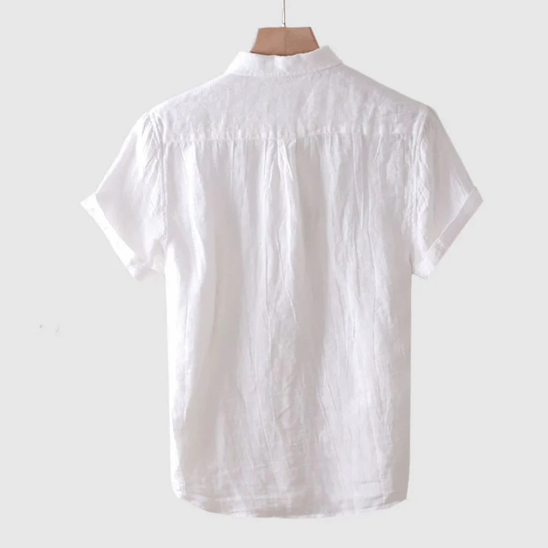 AnaJosé™ — Camisa de manga corta con botones, estilo elegante