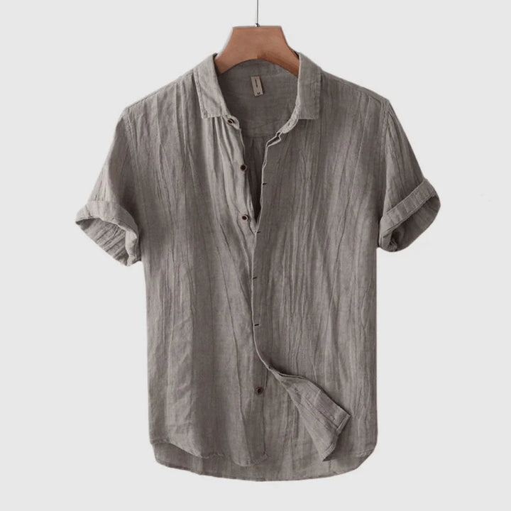 AnaJosé™ — Camisa de manga corta con botones, estilo elegante
