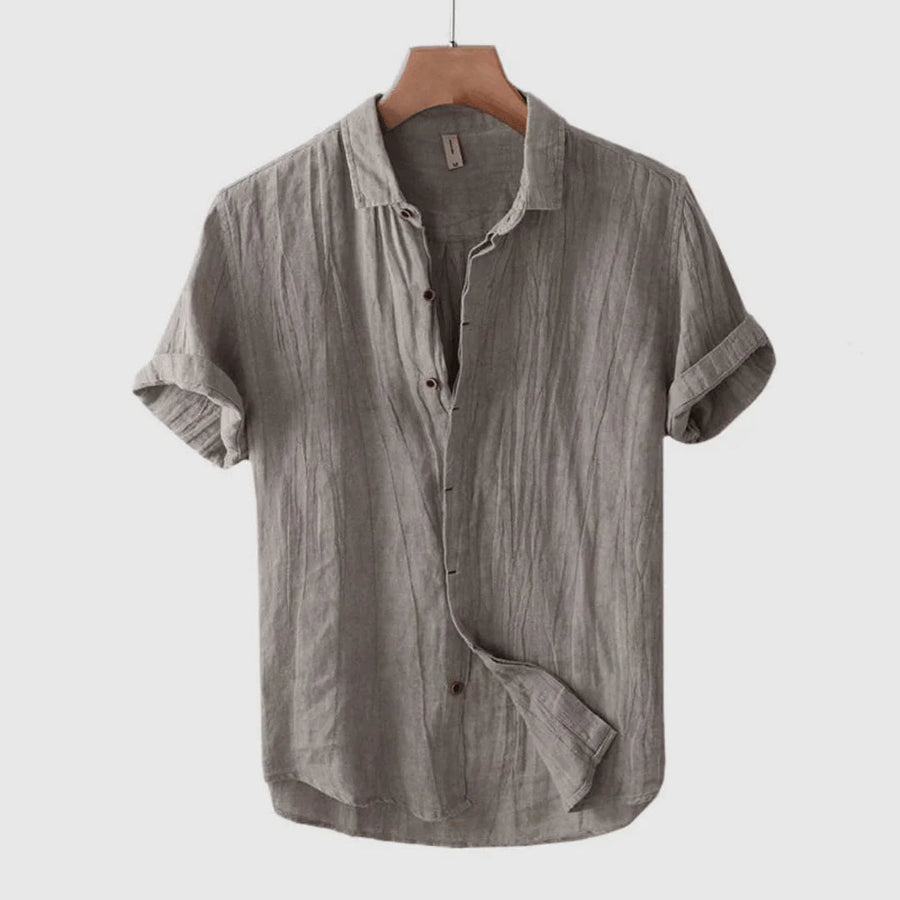 AnaJosé™ — Camisa de manga corta con botones, estilo elegante