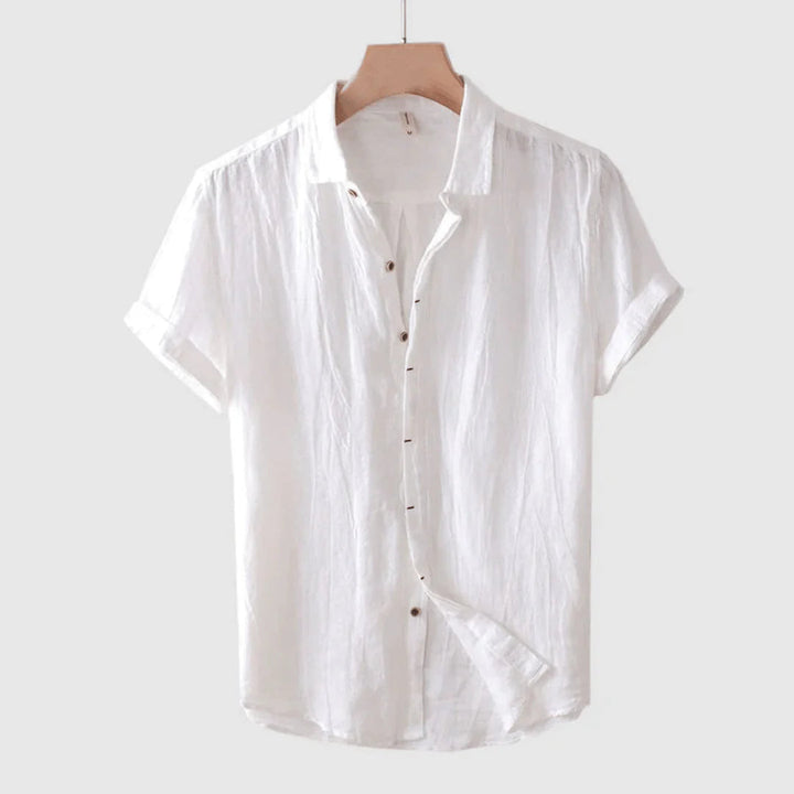 AnaJosé™ — Camisa de manga corta con botones, estilo elegante