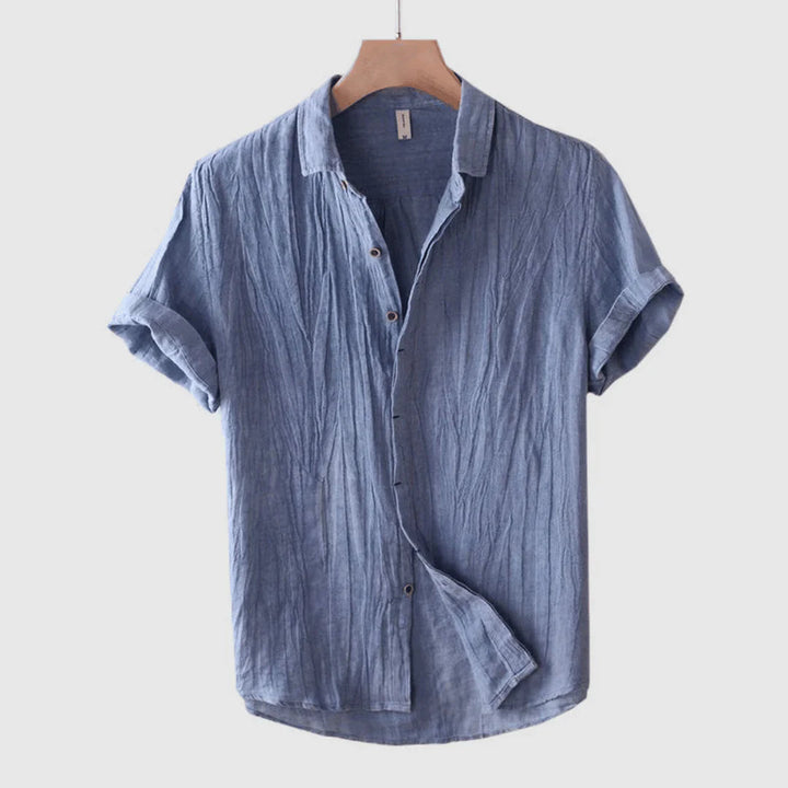 AnaJosé™ — Camisa de manga corta con botones, estilo elegante