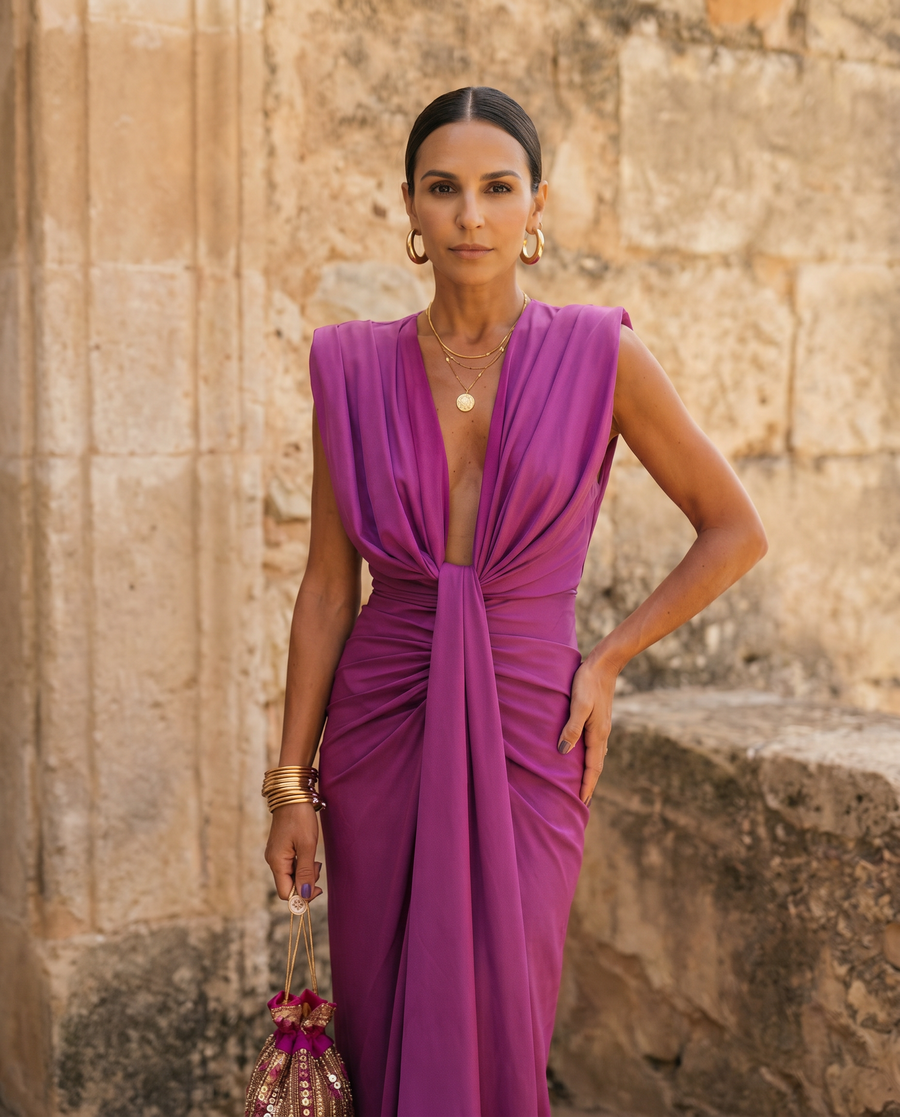 Ana&José™ | Vestido Drapé Ardiente