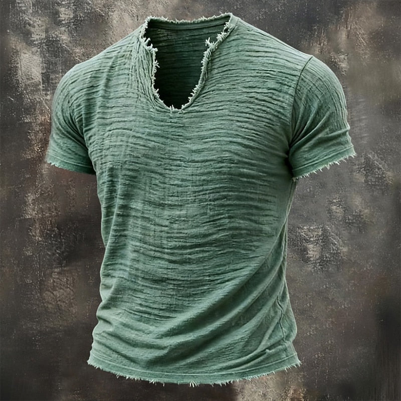 Ana&José™ | Camiseta vintage con cuello en V