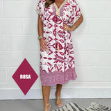 Celia™ Vestido Corto de Punto con Flecos
