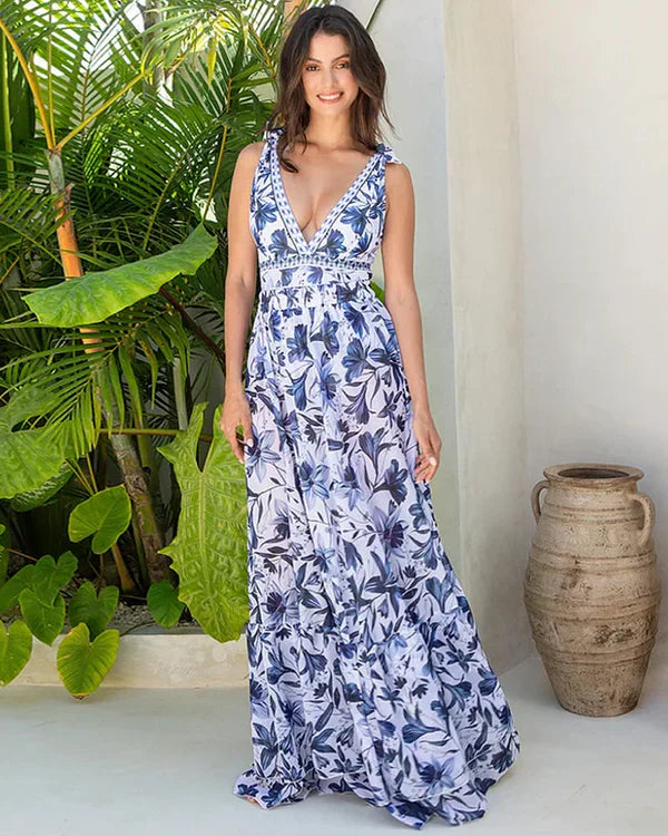 Carla - bañador con estampado y falda
