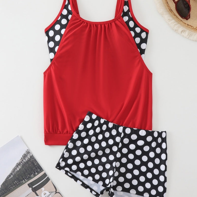 Ana&José™ | 🏖️ Verano Ardiente – 50% DESCUENTO 👙 Conjunto de Bikini de Dos Piezas para Mujer con Lunares