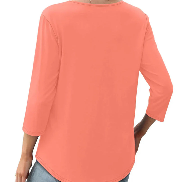 Lina™ | Blusa plisada elegante