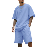 Ana&José™ | 👕 ¡50% DESCUENTO! 🔥 Conjunto Casual Hombre – Camiseta & Shorts – Cómodo & Transpirable – Ideal para días de calor, deporte o playa – Look casual de 2 piezas 🩳