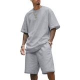 Ana&José™ | 👕 ¡50% DESCUENTO! 🔥 Conjunto Casual Hombre – Camiseta & Shorts – Cómodo & Transpirable – Ideal para días de calor, deporte o playa – Look casual de 2 piezas 🩳