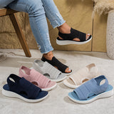 Ana&José™ | Sandalias con plataforma, de material transpirable para mujer