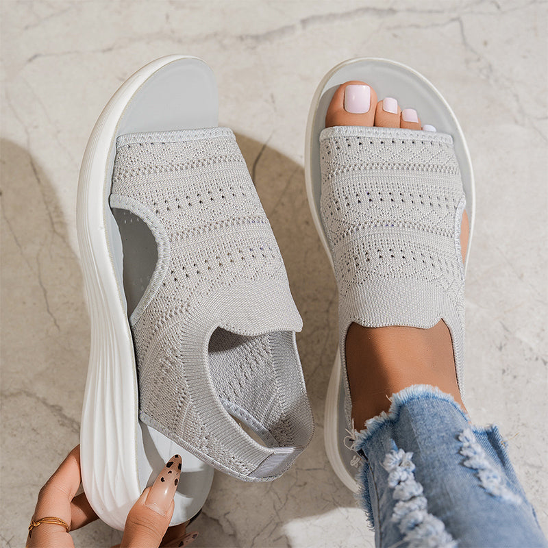 Ana&José™ | Sandalias con plataforma, de material transpirable para mujer