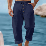 Ana&José™ | 👖 Pantalones de Lino Casual para Hombre con Cordón – ligeros, transpirables y cómodos – con cinturilla elástica y cordón ajustable – perfectos para el día a día, la oficina y el tiempo libre