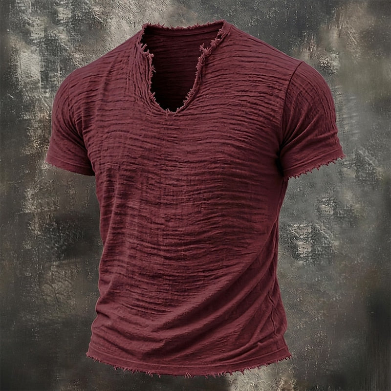 Ana&José™ | Camiseta vintage con cuello en V