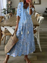 Ana&José | VESTIDO MIDI BOHO PARA MUJER