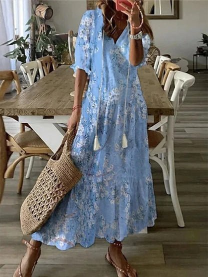 Ana&José | VESTIDO MIDI BOHO PARA MUJER